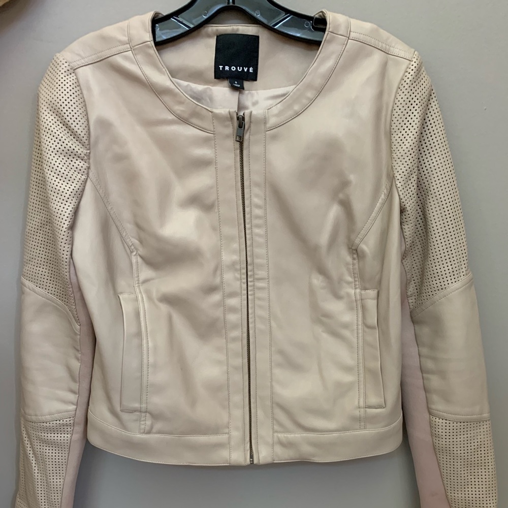 Trouvé Leather Motto Jacket